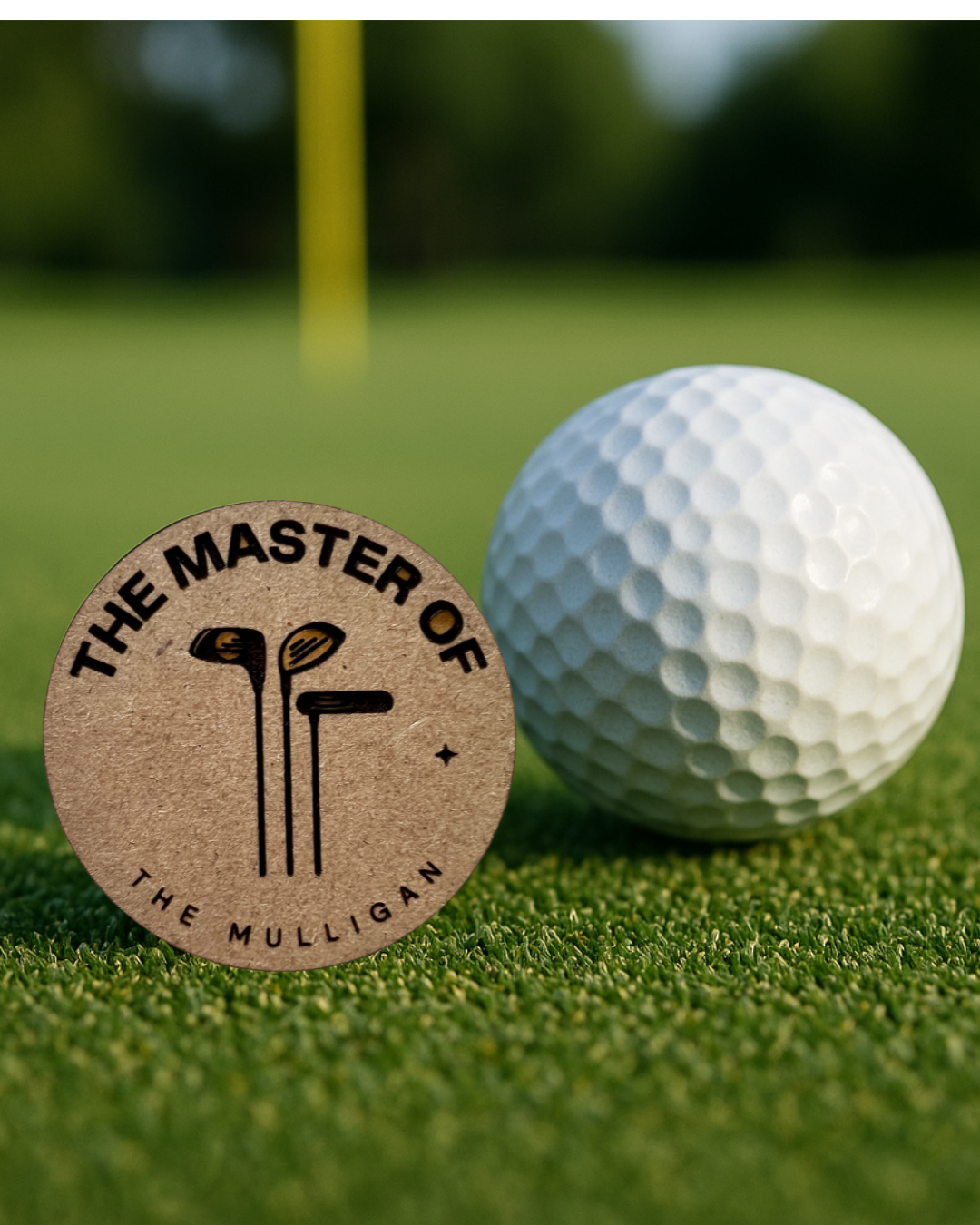 Golf Ball Marker-"The Master of the Mulligan" (Set of Clubs)