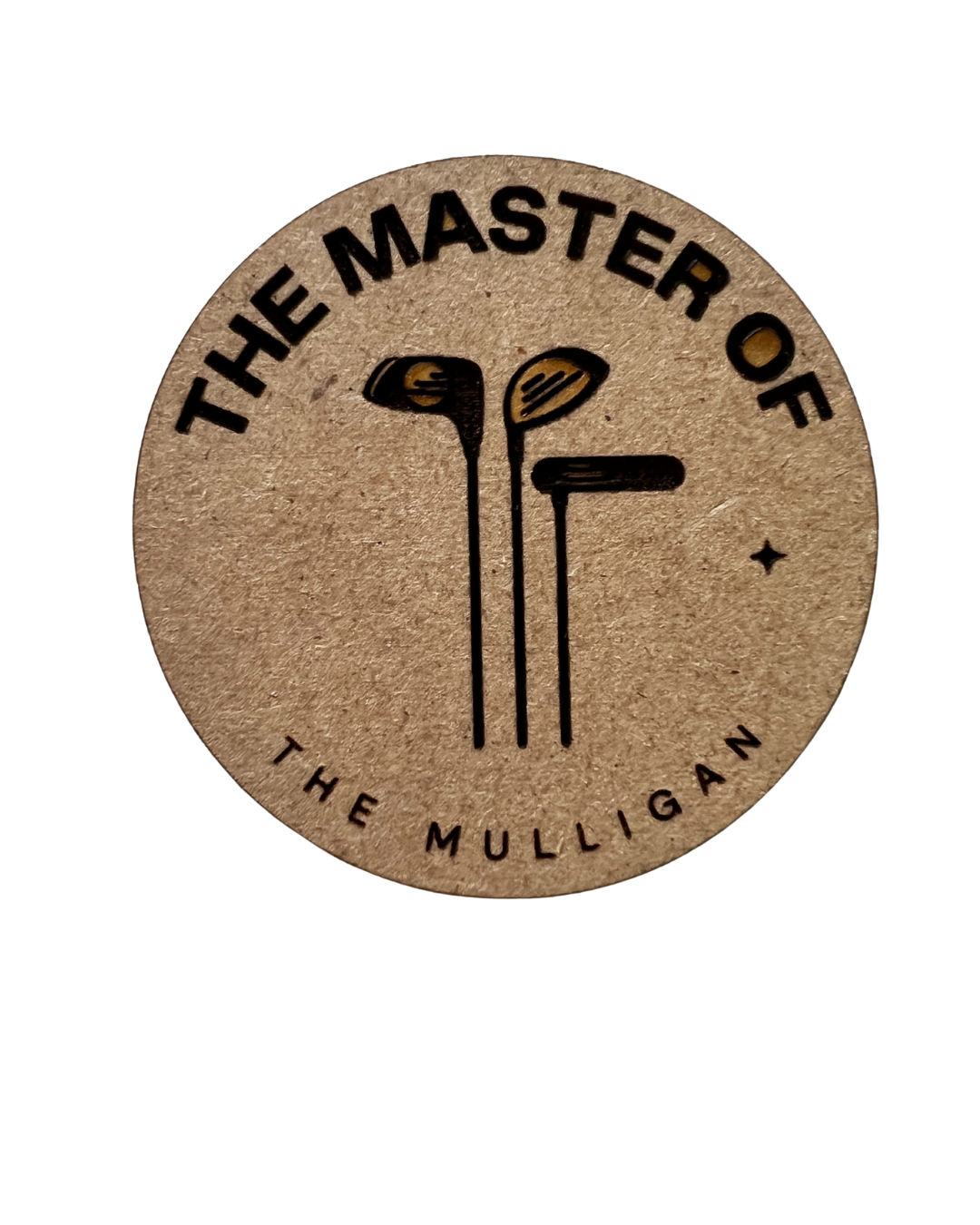 Golf Ball Marker-"The Master of the Mulligan" (Set of Clubs)