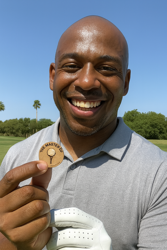 Golf Ball Marker- "The Master of the Mulligan"