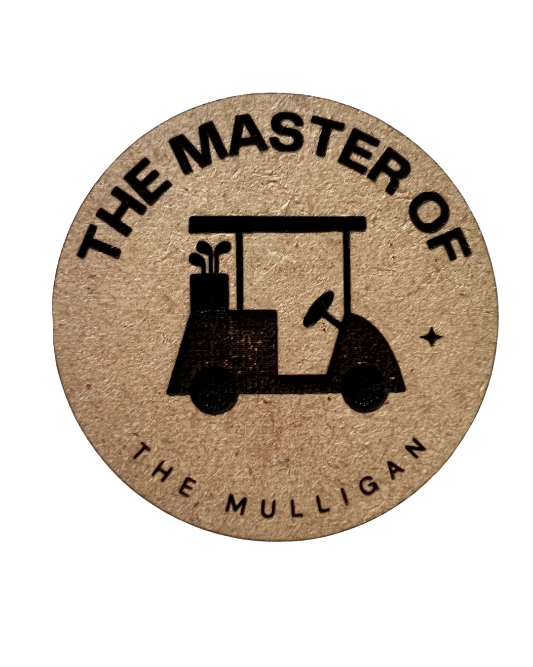 Golf Ball Markers-"The Master of the Mulligan" (Golf Cart)